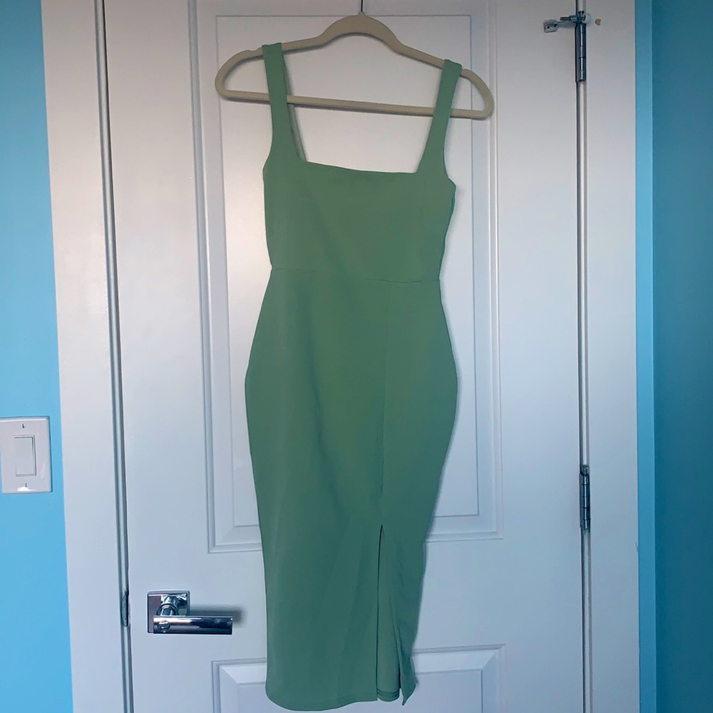 Nasty Gal Sage Midi Dress
